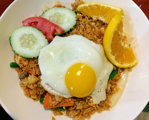 Kimchi fried rice - Pin Wok and Bowl restaurant on Central Ave St. Petersburg