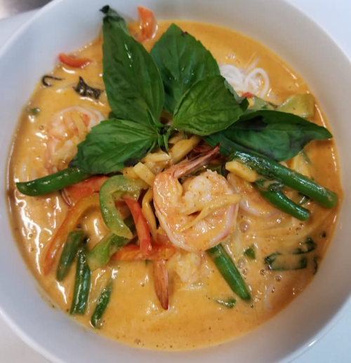 Rainbow Curry Noodle Thai cuisine - Pin Wok and Bowl St Pete