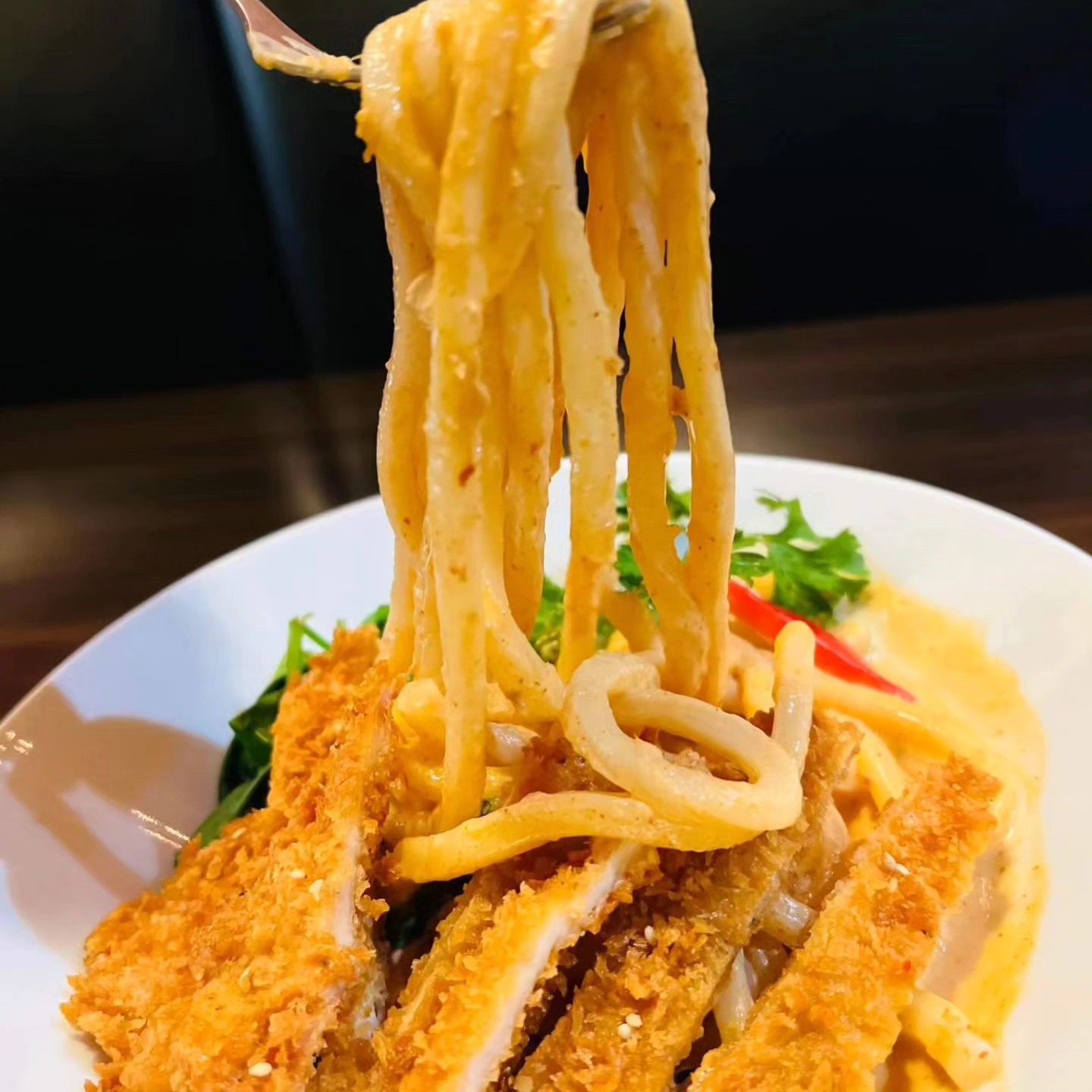 Katsu udon curry - Pin Wok and Bowl restaurant on Central Ave St. Petersburg